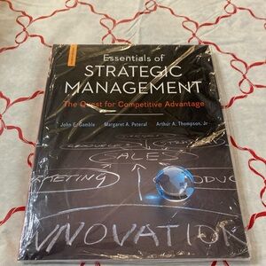 Essentials of Strategic Management Book - Black Cover